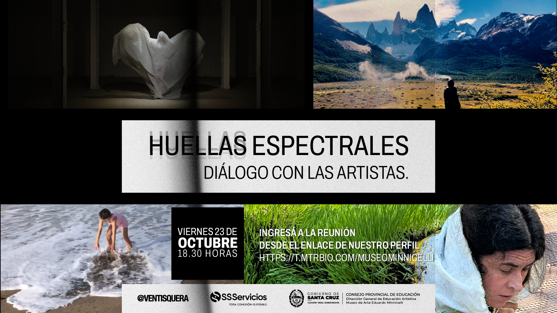 Huellas espectrales: diálogo con las artistas